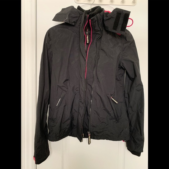 Superdry Original Black Windcheater Jacket NWOT - Picture 3 of 3